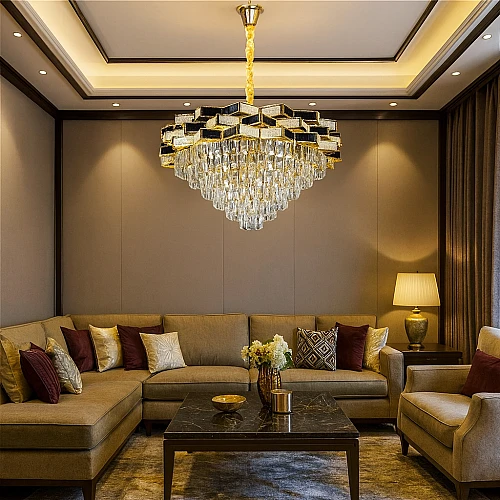 علاقي مودرن ذهبي E14*15