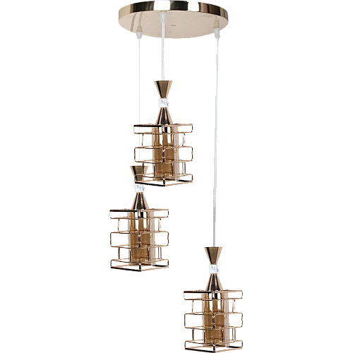 علاقي مودرن ذهبي E27*3