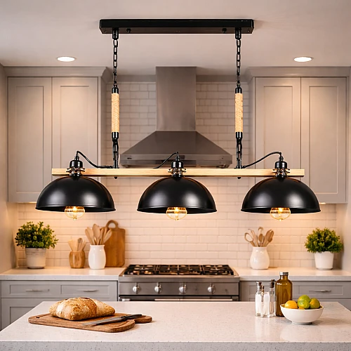 علاقي مودرن اسود E27*3