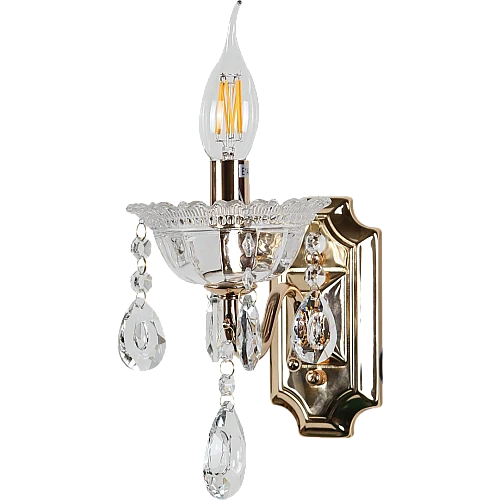 ابليك مودرن ذهبي + فضي E14*1