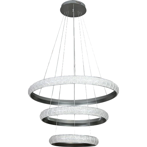 علاقي مودرن فضي +3 اضاءات 400+600+800 200W