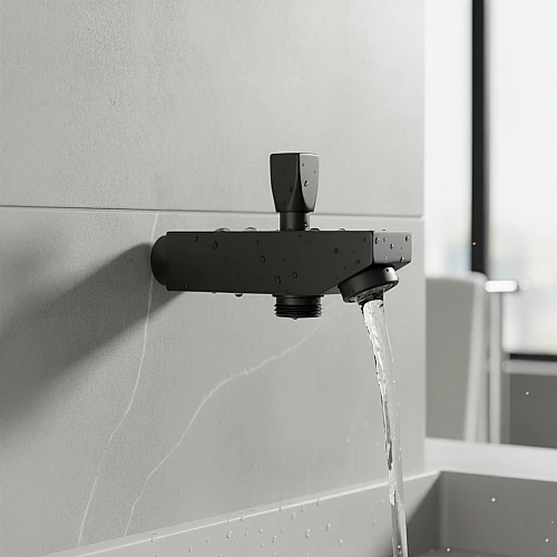 صباب مخفي مع محول مربع اسود