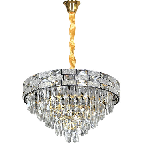 علاقي مودرن اسود+ذهبي E14*9