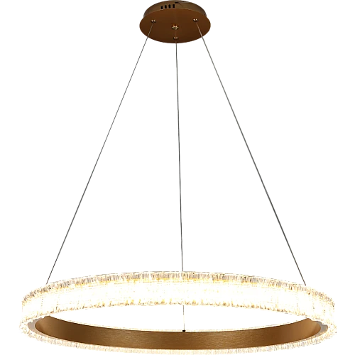 نجف مودرن ذهبي لون الانارة 3 اضاءات 105 واط قطر 80 سم