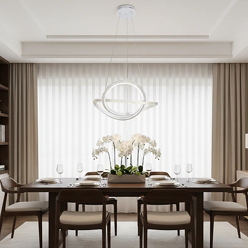 علاقي مودرن ابيض لون الانارة 3 اضاءات واط 42