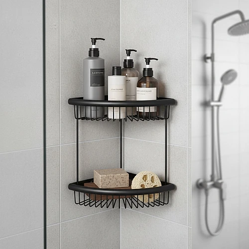 صبانة زاوية شبك دورين ستانلس ستيل اسود