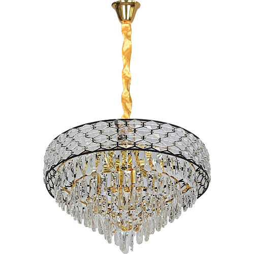 علاقي مودرن اسود + ذهبي E14*9