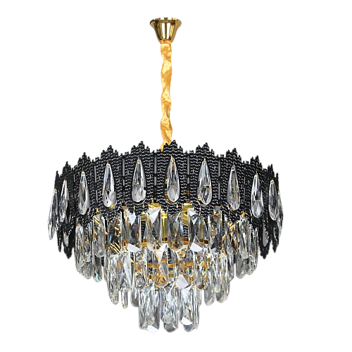 علاقي مودرن اسود+ ذهبي E14*5