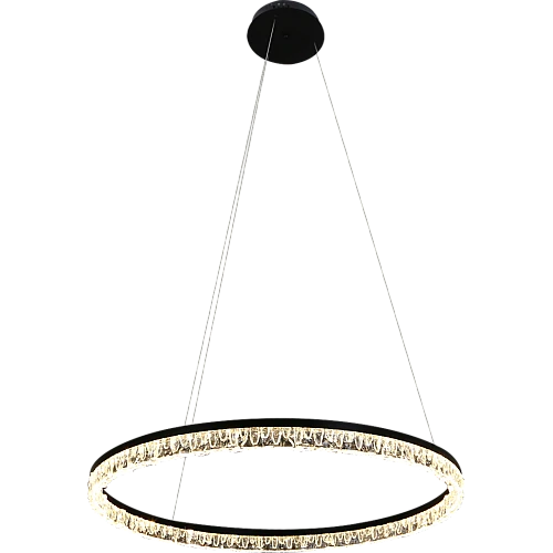 نجف مودرن اسود لون الانارة 3 اضاءات 55 واط مقاس 80 سم