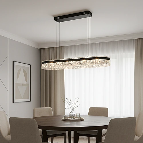 علاقي مودرن1000*280 اسود لون الانارة 3 اضاءات واط 105