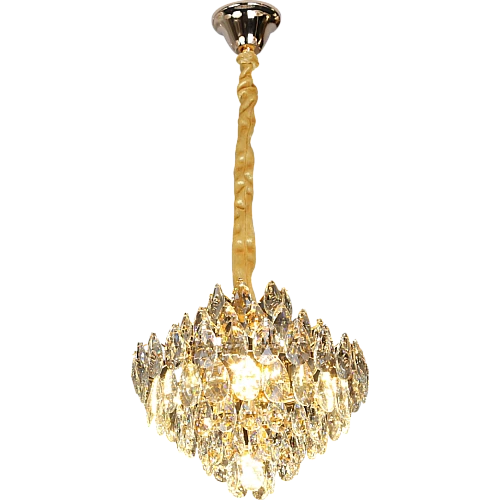 علاقي مودرن ذهبي E14*5 مقاس 400 ملم