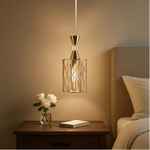 علاقي مودرن ذهبي E27*1