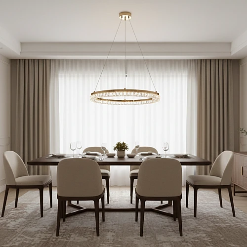 علاقي مودرن ذهبي لون الانارة 3 اضاءات واط 55 مقاس 600 ملم