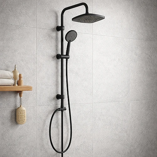 مسطرة مع سماعة اسود