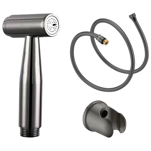 شطاف دائري ضغاط مع هوز ربل 120 سم رمادي