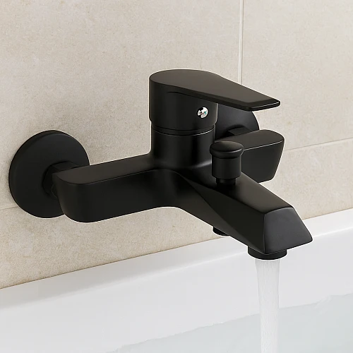 خلاط دش مع سماعة مدور طقم اسود