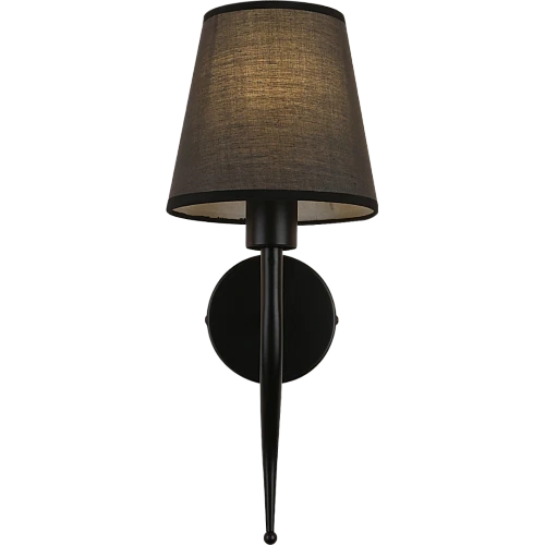 إضاءة جلو جليم جدارية مفرد مودرن اسود E14