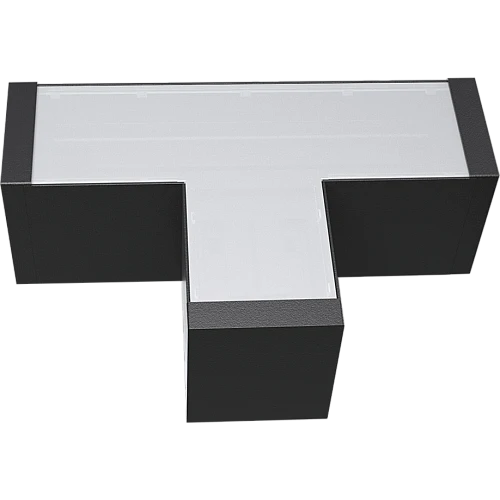 كشاف مسطرة شكل T معلقة قابلة للتوصيل غطاء اسود لون الانارة شمسي كريمي 10 واط