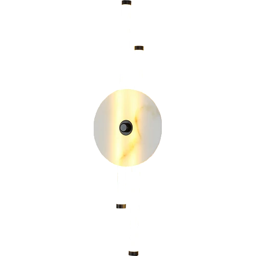 ابليك مودرن اسود لون الانارة اصفر 9W