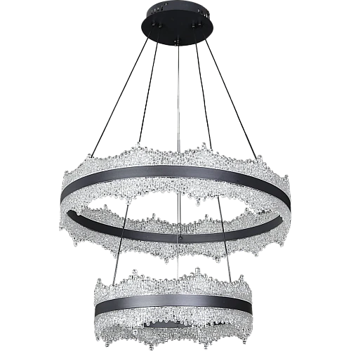 علاقي مودرن اسود لون الانارة 3 اضاءات 135 واط مقاس 40+60 ملم