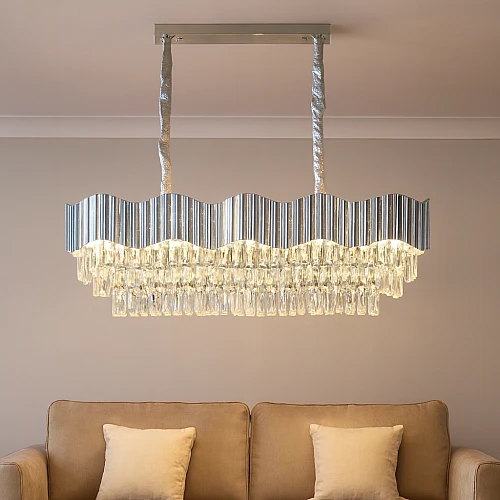 نجف مودرن فضي 1000*350 E14*14L