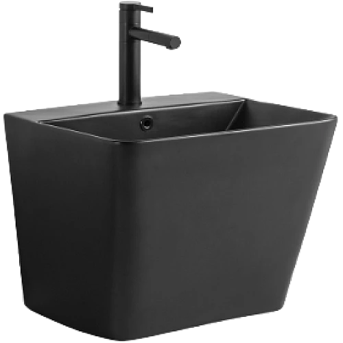 مغسلة تعليق مربع اسود (تُضاف رسوم الأوزان الثقيلة)