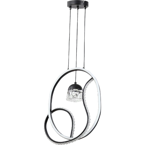 علاقي مودرن اسود لون الانارة 3 اضاءات 85 واط