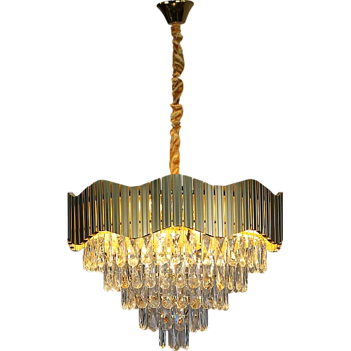 نجف مودرن ذهبي E14*9L مقاس 60 سم