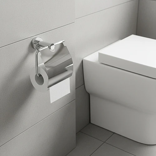 وراقة مناديل مدور ستانلس ستيل 304 كروم