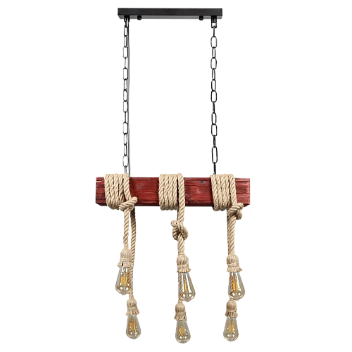 علاقي خشبي حبال E27*6