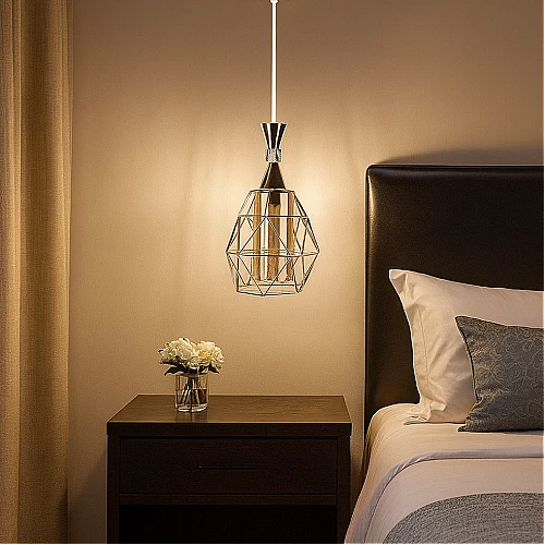 نجف مودرن ذهبي E27*1 مفرد