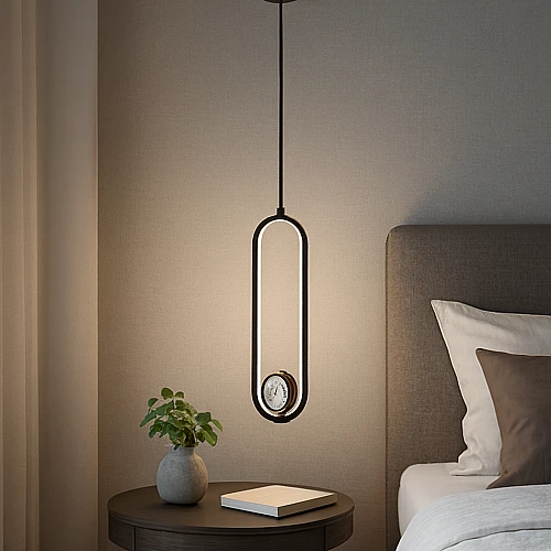 علاقي مودرن اسود لون الانارة 3اضاءات 20 واط مفرد