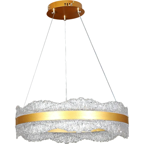 نجف مودرن ذهبي لون الانارة 3 اضاءات 85 واط مقاس 600 ملم