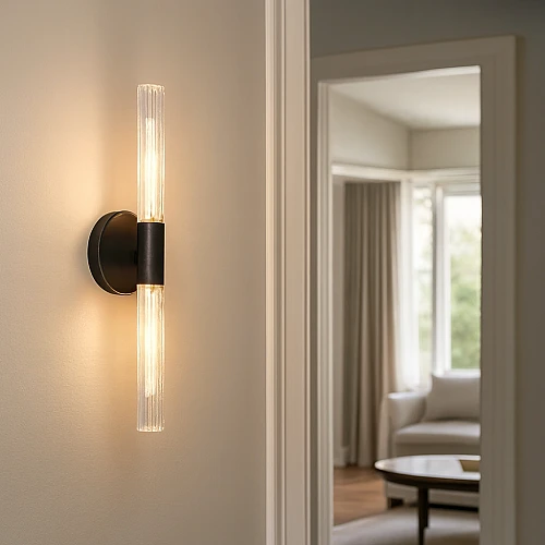 ابليك مودرن اسود لون الانارة 3 اضاءات واط 5 مقاس 480 ملم