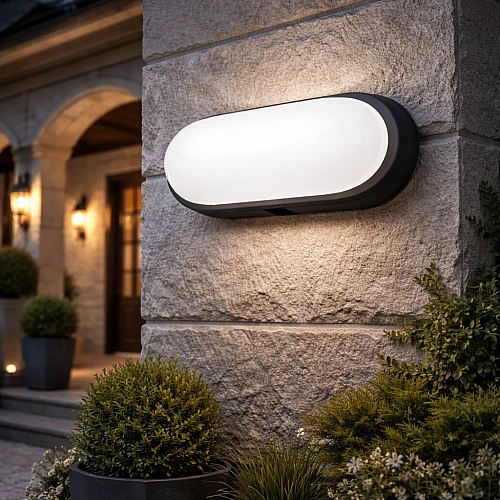 كشاف بيضاوي لون الانارة اصفر سادة 30 واط