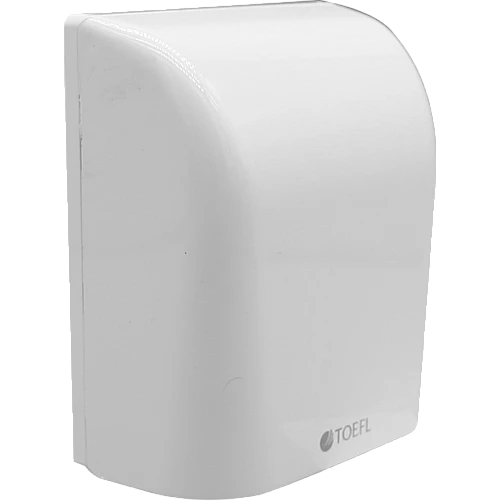 غطاء فيش حماية بارز مربع لون ابيض ساده توفل