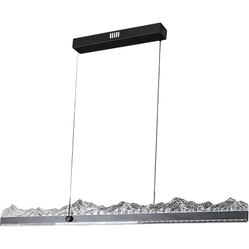 نجف مودرن اسود لون الانارة 3 اضاءات 55 واط مقاس 1200 ملم