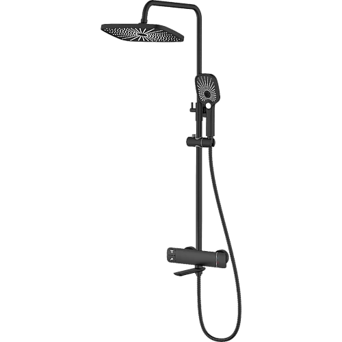 مساطر مع خلاط + سماعة مربع اسود مساطر مع خلاط + سماعة مربع اسود