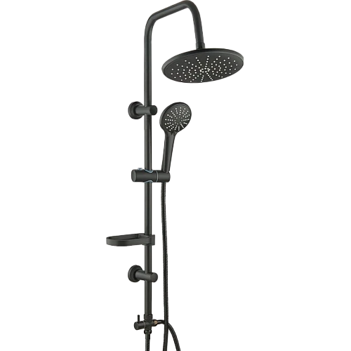 مساطر مع سماعة اكريليك مدور اسود