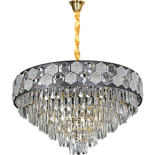 علاقي مودرن اسود+ذهبي E14*15