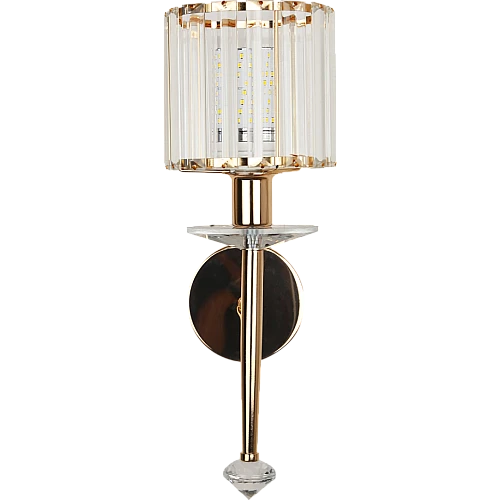  صورة منتج إضاءة بهجة جدارية مفرد ذهبي موديل WA/B5052/1FGD