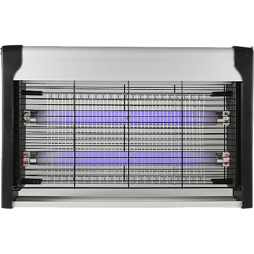 مصيدة ناموس كهربائي غطاء فضي مع اسود 2*10 واط