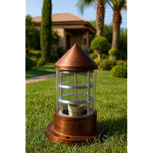 فانوس حديقة 23 سم نحاسي