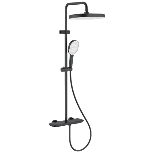 مسطرة مع خلاط نحاس اسود