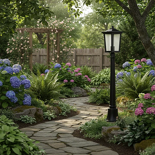 فانوس 1 متر غطاء لون اسود