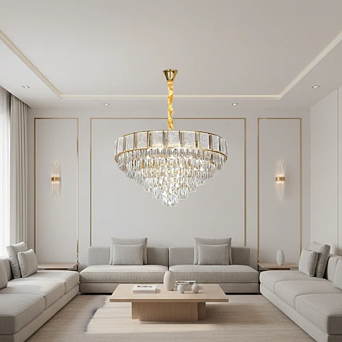 علاقي مودرن ذهبي E14*15