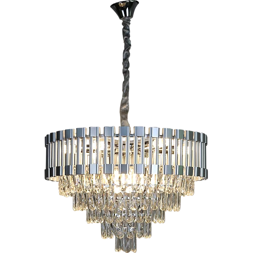 نجف مودرن فضي E14*9L مقاس 60 سم