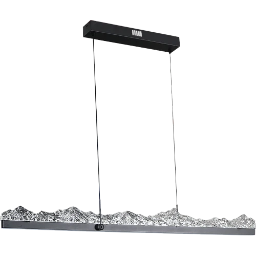 نجف مودرن اسود لون الانارة 3 اضاءات 55 واط مقاس 1200 ملم