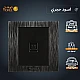 فيش منفذ هاتف تلفون مفرد لون اسود حجري توفل