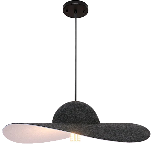 علاقي مودرن رمادي E27*1L قطر 800 ملم